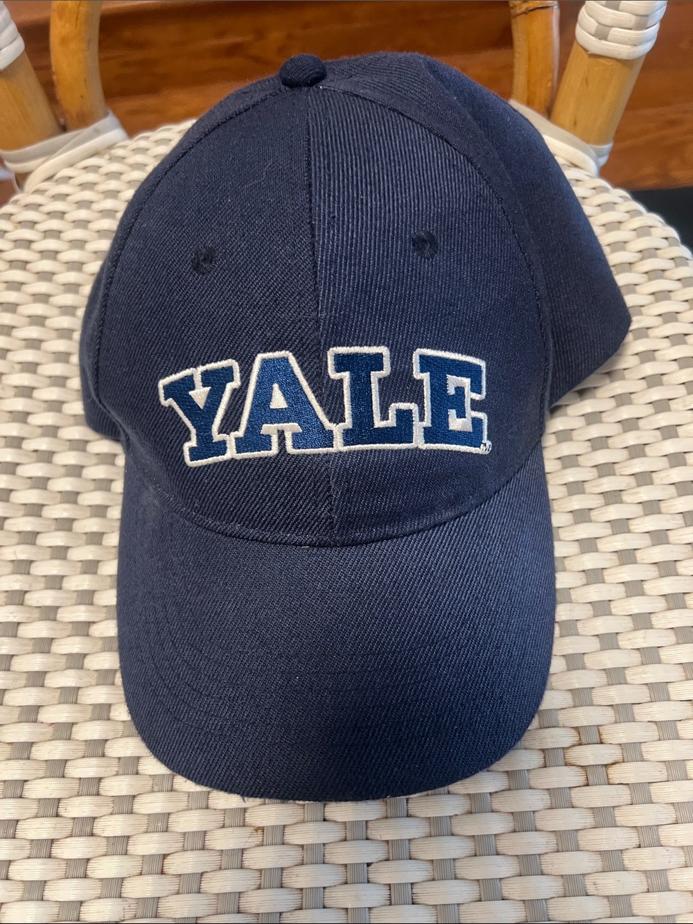 Navy Embroidered Baseball Cap